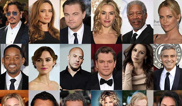 Hollywood actors and actresses
